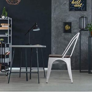 Cafe Tolix Style Dining Chairs Tolix Side Chair Stackable Metal Dining Chair