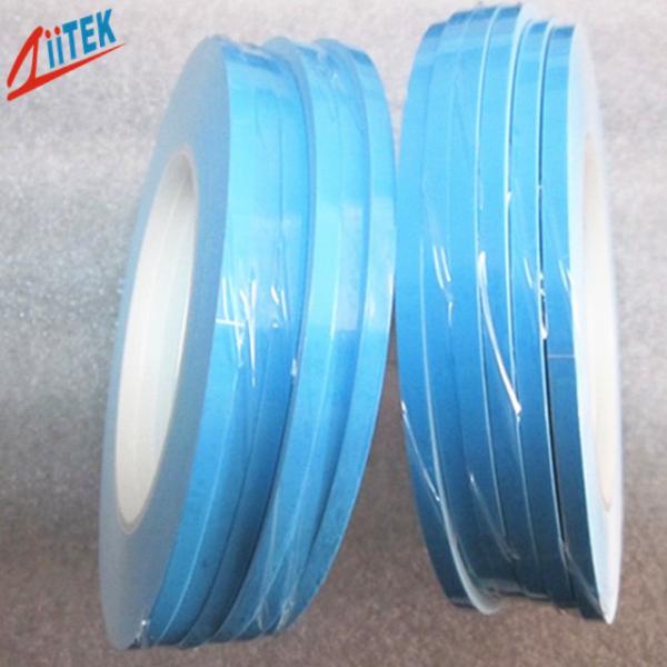 Quality 1.2 W / mK High Performance blue double sided tape Thermal Conductive Adhesive For Led Fluorescent Lamp 50 Shore A for sale