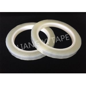 Clear Transformer Electrical Tape , Polyester PET Film Flame Retardant Tape
