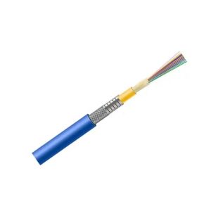 FTTH Indoor Round Type with FRP 48/72/96/144 Cores Singlemode Fiber Optic Cable