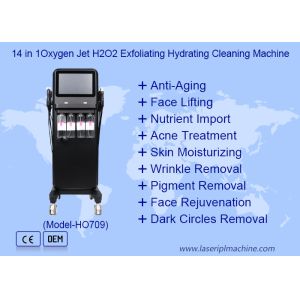 Wholesale 14 In 1 Oxygen Jet H2O2 Exfoliating Hydrating Cleaning Machine from china suppliers