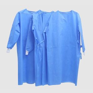 China AAMI Level 3 EO Sterile Disposable Surgical Gowns With Knitted Cuff on sale