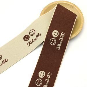 4cm nylon polyester waistband underwear custom logo knitted elastic jacquard