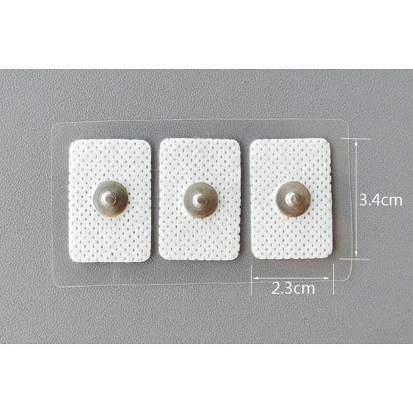 china adhesive round disposable ecg electrodes pads ecg chest electrode3 lead