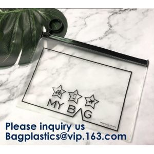 Wholesale Sinicline Nice Pvc Eva Slider Zipper String Biodegradable T-Shirt Packaging Plastic Bag With Logos Custom Logo Printed from china suppliers