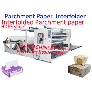 Nonstick Parchment Paper Interfolder Machine Deli Paper Interfolding Machine
