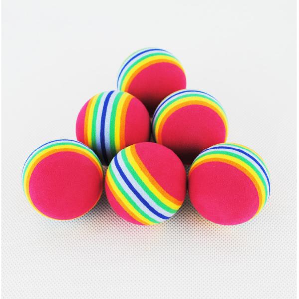 rainbow golf ball