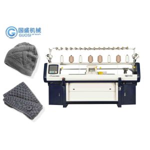 Wholesale Knitting Machine Manufacturer Double System Computerized Winter Hat With Comb from china suppliers