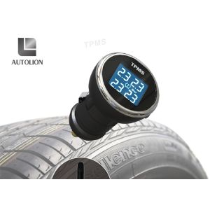 TPMS Wireless System Connect to Cigarette Light with 4 Internal Sensors Easy