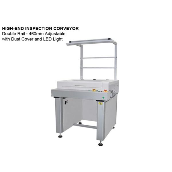 Quality SMT PCB Inspection Conveyor 460mm Max PCB Width With LED Light for sale