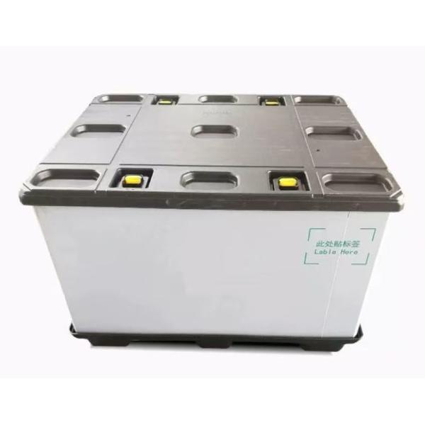 Quality Coaming Collapsible Pallet Container Recyclable Plastic Moving Container Customized for sale