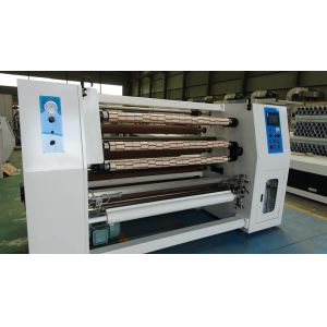 Auto Labeling Adhesive BOPP Gum Tape Slitter Rewinder Machine