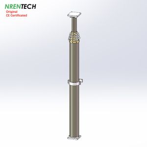 18m-400kg heavy duty payloads non-lockable pneumatic telescopic mast for