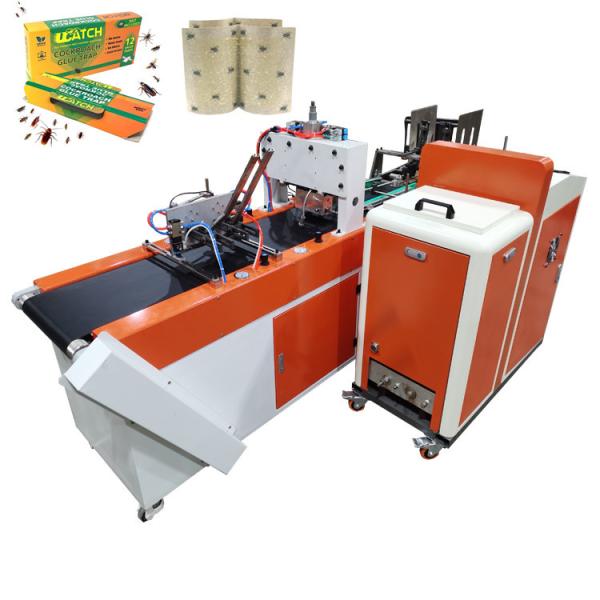 Rat Glue Trap Making Machine With Automatic Lamination And Adjustable Glue
