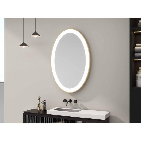IP44 Rated LED Bathroom Mirror Light for Makeup Vanity with Touch Sensor Control and Energy Efficient LED Technology