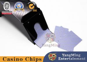 China Texas Black Jack Gambling Table Game 8 Pairs Of Black Standard Poker Card Dealer on sale