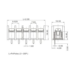 UL Verified Barrier Terminal Block Connector