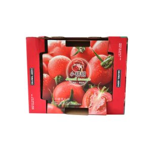 Custom Cardboard Paper Fruit Vegetable Suitcase Cardboard Box Packaging Tomato