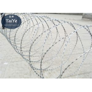 Aluminum Alloy Silver Razor Wire Mesh Fencing Used For Cottage And Society Fence