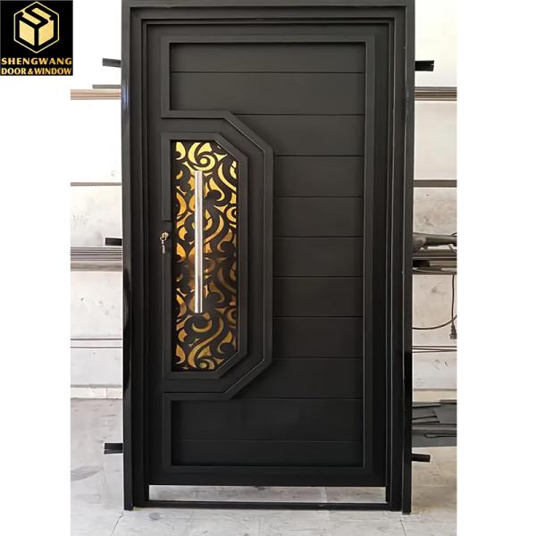 Quality Lightweight And Durable Aluminum Swing Door With Rust Proof Feature For Environmental Protection for sale