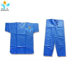 Wholesale PP SMS Disposable Scrub Protective Suit Nonwoven Fabric With Different Colors from china suppliers