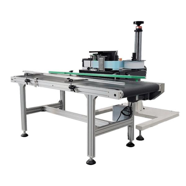 Quality Semi-automatic Label Applicator with Built-in Thermal Printer and QR Code Printing for sale