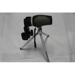 Black Convenient Monocular Mini Telescope Strong Structure With Phone Adapter