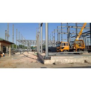 Fire Resistant Steel Building Structures , Prefabricated Steel Structure