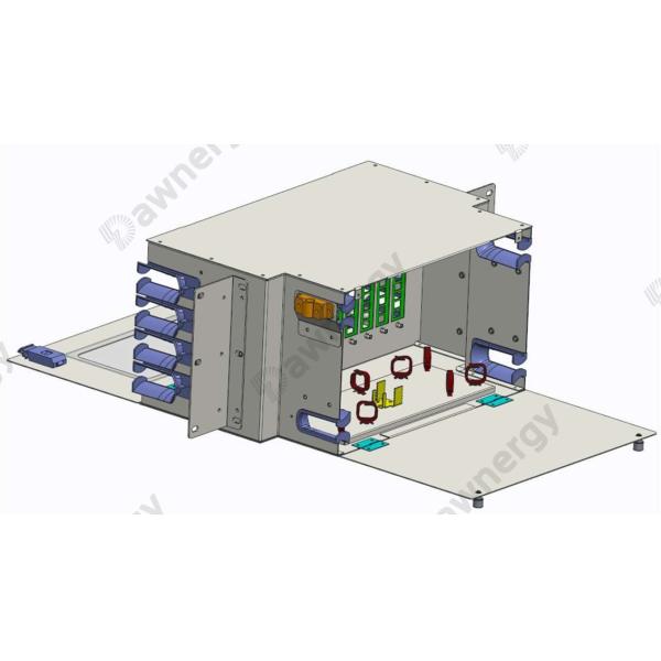 Quality LAN/WAN Optical Distribution Frame With SC/APC Adapter Type And Black Or  Options for sale