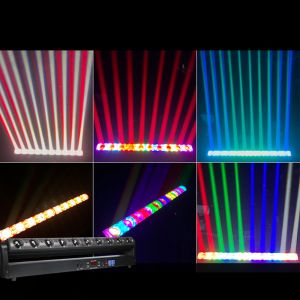 10pcs 40W 4in1 LED Moving Head Light Stage Bar Nightclub Live Studio Scanning