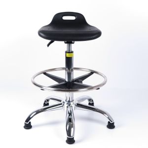 Hydraulic Height Adjustable Swivel ESD Cleanroom Chairs With Anti-static