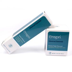 Custom Cosmetic Packaging Box With Metallic Golden&Silver Paper