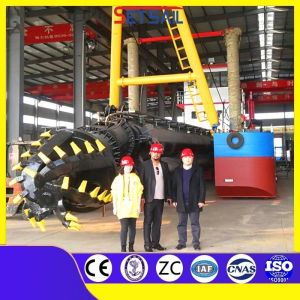 Diesel Enging Hydarulic Motor 22 Inch Cutter Suction Mud Dredger Samples US 4000