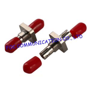 SC - ST Duplex Metal Optic Fiber Adapter For Ftth And Fttx , Low Insertion Loss