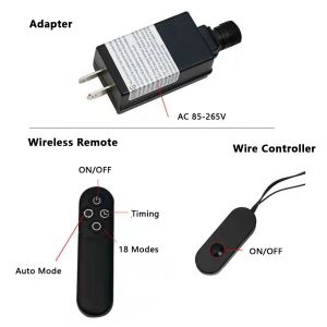 1.2m/1.5m/1.8m Festoon Fairy Lights New Year Party Decor Lamp RGB Colors Remote