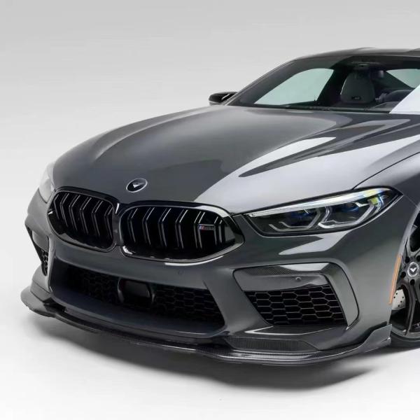 For BMW M8 Carbon Fiber Body Kit M8 Upgraded Vors Style Carbon Fiber Front Lip Diffuser Spoiler Side Skirt Body Kit
