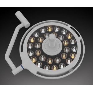 Dual-Head LED Surgical Lamp Ceiling-Mounted Operating Room Light