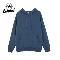 Drawstring Blank Plain Heavy Duty 330g Bluza Premium Cotton Polyester Men