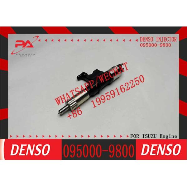 4pcs Denso diesel Fuel Injector 095000-9800 095000-1810 8-98219181-0 Compatible with Isuzu 4HK1 6HK1 Engine