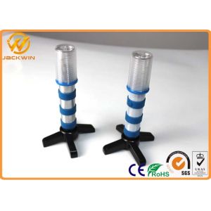 High Brightness 3PCS AAA Battery Led Power Road Flares With Push Button