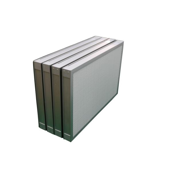 Terminal Filtration Mini Pleats Glass Fiber Filter Media H13 H14 Panel HEPA Air