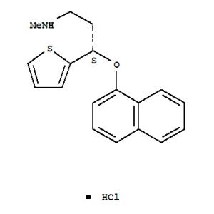 Wholesale Duloxetine hydrochloride CAS NO.136434-34-9 C18H19NOS.HCl from china suppliers