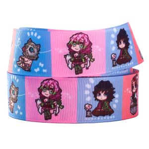 Wholesale High Quality 4cm printed polyester grosgrain ribbon