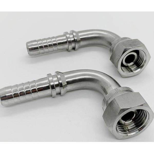 22691 Excavator Hydraulic Connector 90 Degree Elbow Bsp Female 60 Cone Standard