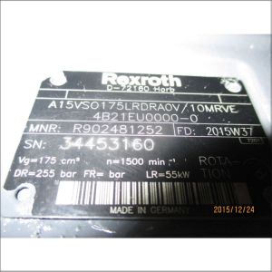 Wholesale Mechanical Hydraulic Pump Rexroth Hydraulic Pump A15VSO175LRDRA0V10MRVE4B21EU0000-0 Hydraulic Pump from china suppliers