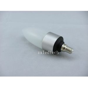 E27, E26, E14, B22 3W Aluminum Alloy LED Candle Lights for Cosmetic