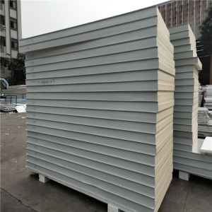 75mm color coated PU sandwich panel 5950 x 1150mm for prefabricated house