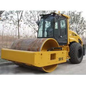 18 Ton Hydraulic Vibrotary Small Road Roller Pavement Compactor SR18 Yellow