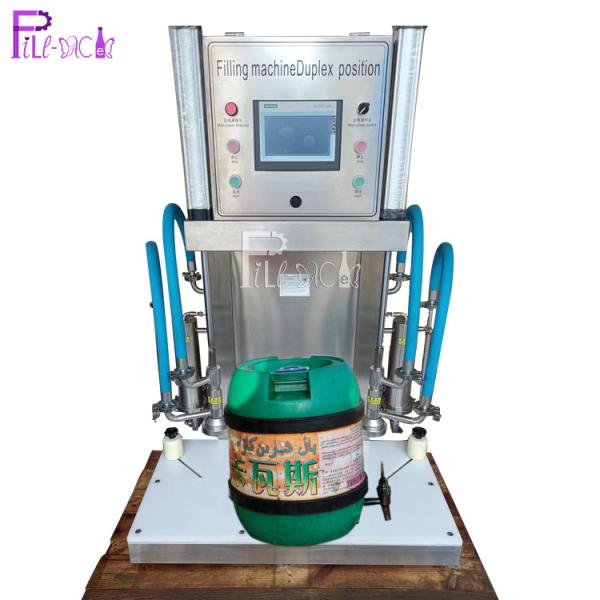 Semi Automatic Beer Filling Machine Plastic Glass Bottle 2 Heads Line Device