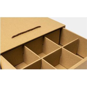 ECO Friendly Recyclable Kraft Corrugated Gift Box For Fruit Packaging No